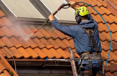 Démoussage et hydrofuge de toiture à Pradelle